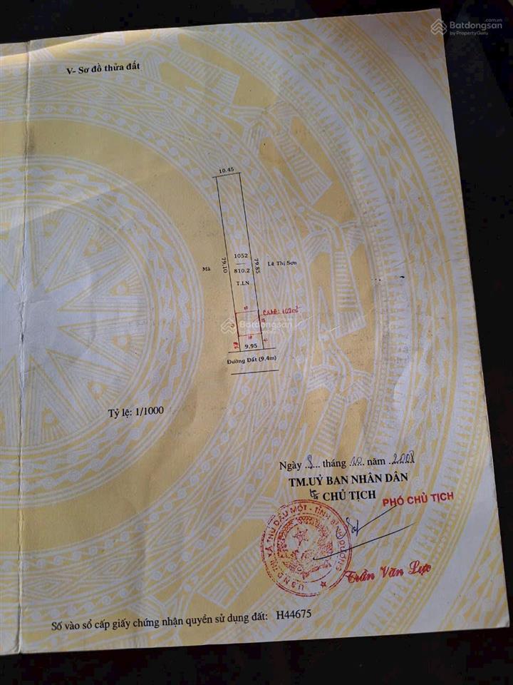 Mặt tiền dx038 phú mỹ, 10x80m, thổ cư 130m2, đường nhựa 6m, giá chỉ 12tr/m2