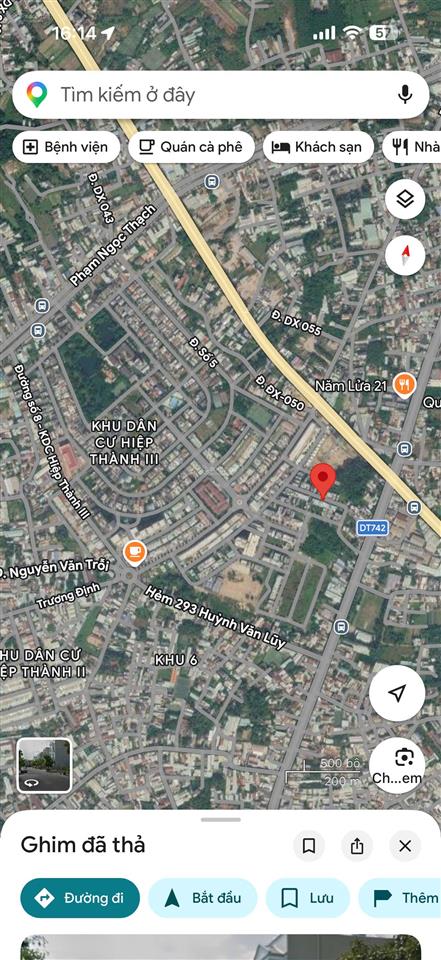 Bán đất kdc phúc đạt thủ dầu một 4x16m thổ cư 100% đường nhựa 7m, giá 3.3 tỷ