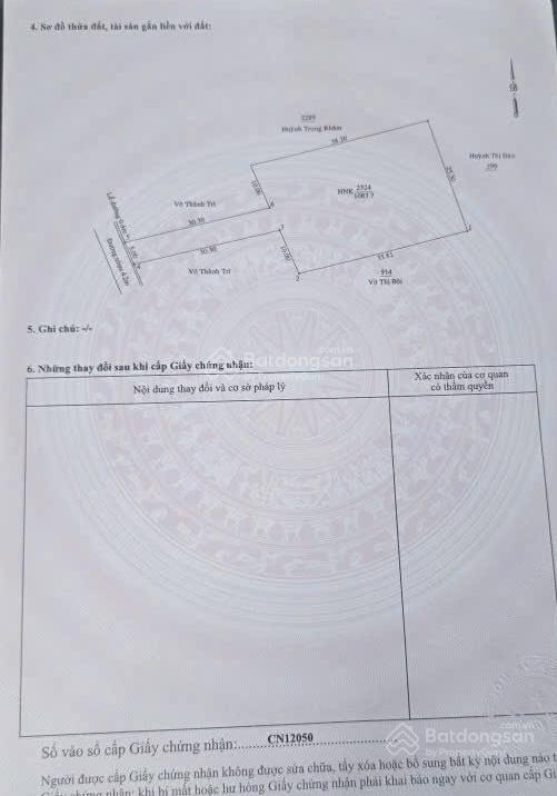 Đất mặt tiền dx132 tân an 1083m²