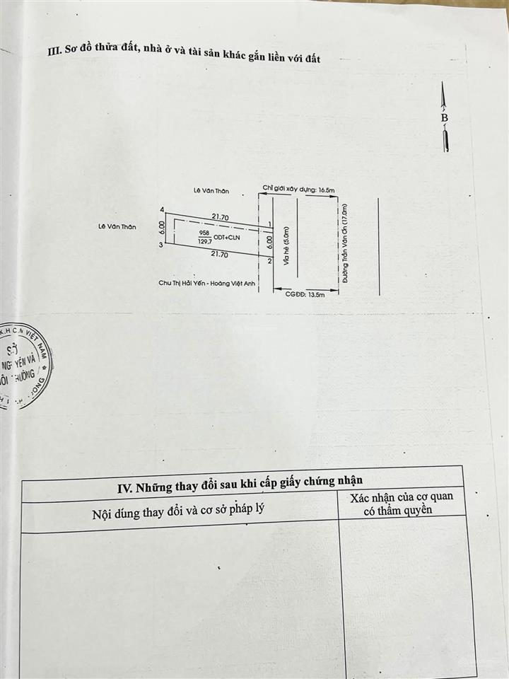 Đất mặt tiền trần văn ơn, ngay đại học thủ dầu một  giá 12,7 tỷ