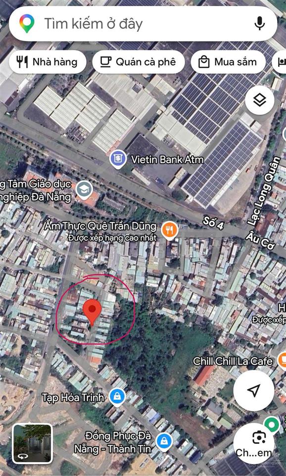 Bán đất 100m² khu bộ đội trinh sát  gần âu cơ, sát chợ hòa khánh