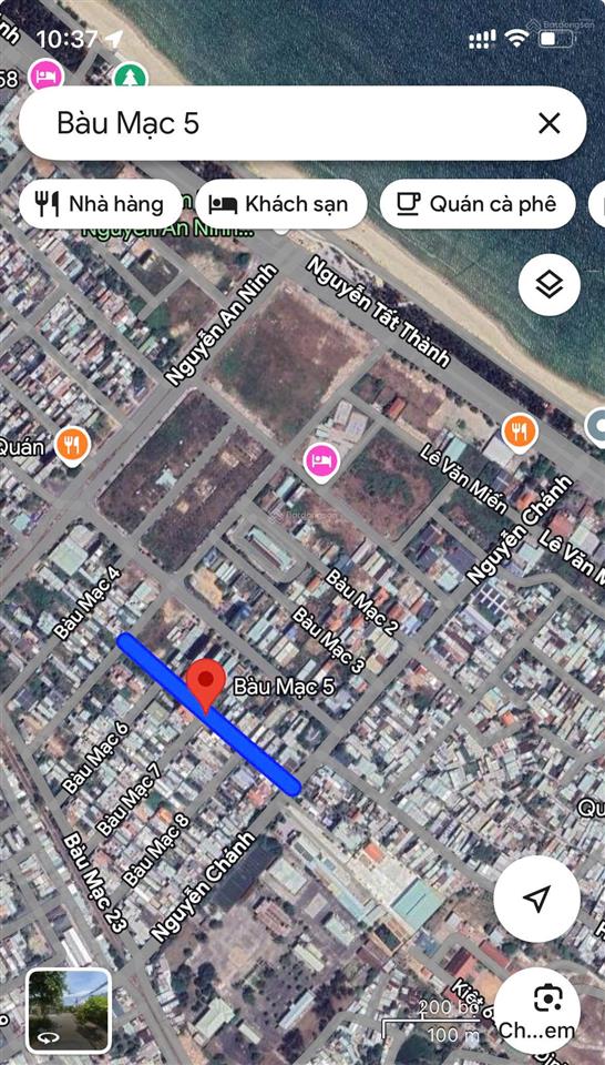 Bán cặp đất 250m2 bàu mạc 5, ngang 10m, gần biển nguyễn tất thành