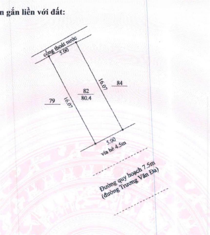 Bán đất gần ngô thị nhậm  đường 7.5m, gần mega market, khu dân cư đông