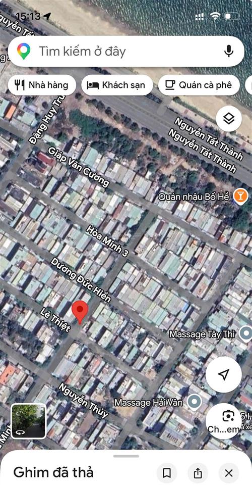 Bán lô góc đường 5m5 lê thiệt, 86m2, gần sát biển nguyễn tất thành