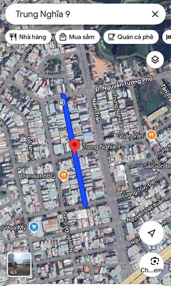 Bán đất trung nghĩa 9, 125m² (5x25m) gần bến xe, khu dân cư sầm uất