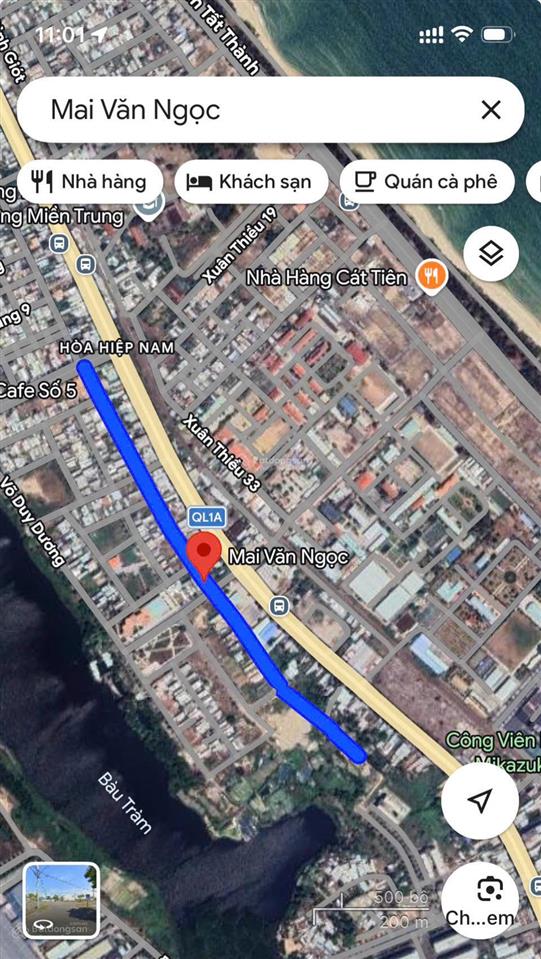 Bán đất đẹp mai văn ngọc, 105m2 (5x21m), đường 7m5 gần hồ bàu tràm