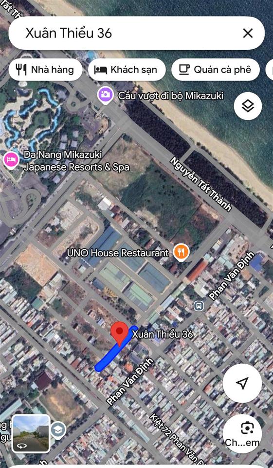 Bán đất xuân thiều 36, ngay cạnh kdl da nang mikazuki | gần biển tuyệt đẹp