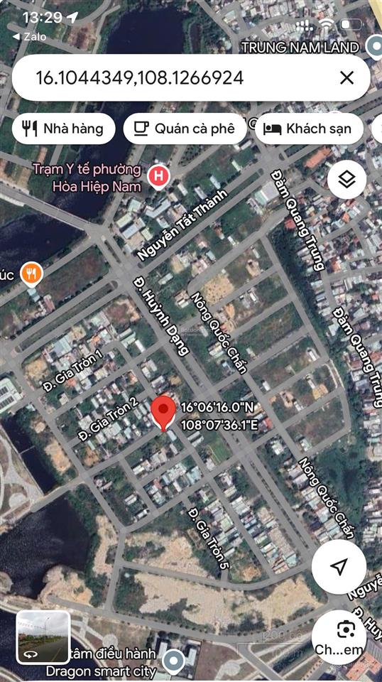 Bán đất đẹp tđc hòa hiệp 3, đường 10m5, gần chung cư ori garden!