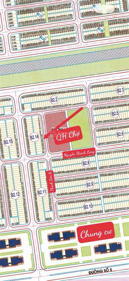 Bán đất thạch sơn 6 trực diện quỹ đất xây chợ, gần kcn hòa khánh