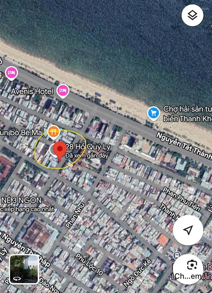 Bán đất mặt tiền hồ quý ly sát biển đà nẵng, 125m2 | trục kinh doanh đắc địa