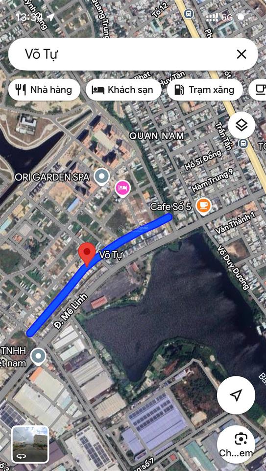 Bán nhanh lô đất đẹp 125m2 mặt tiền võ tự đối lưng shophouse mê linh