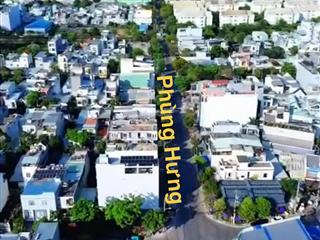 Bán lô góc 2 mặt tiền phùng hưng, đường 10m5 gần hoàng thị loan