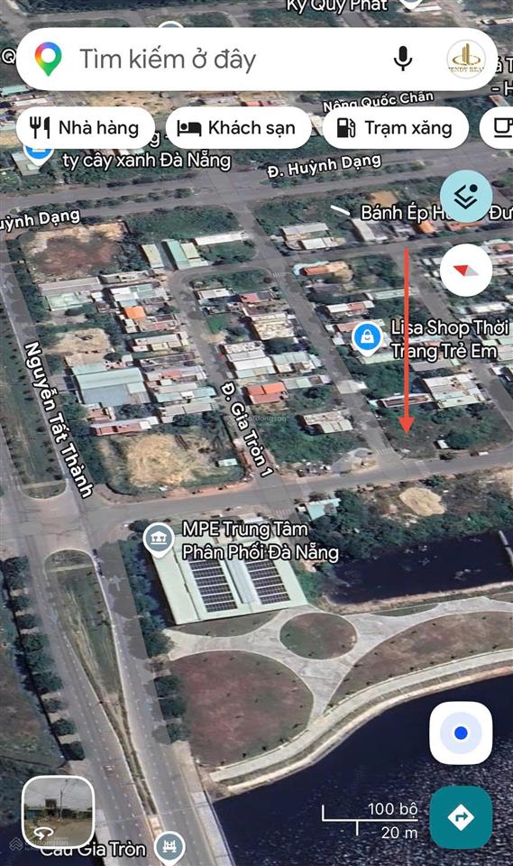 Bán lô góc 148.2m2 hòa hiệp 3, gần nguyễn tất thành nối dài