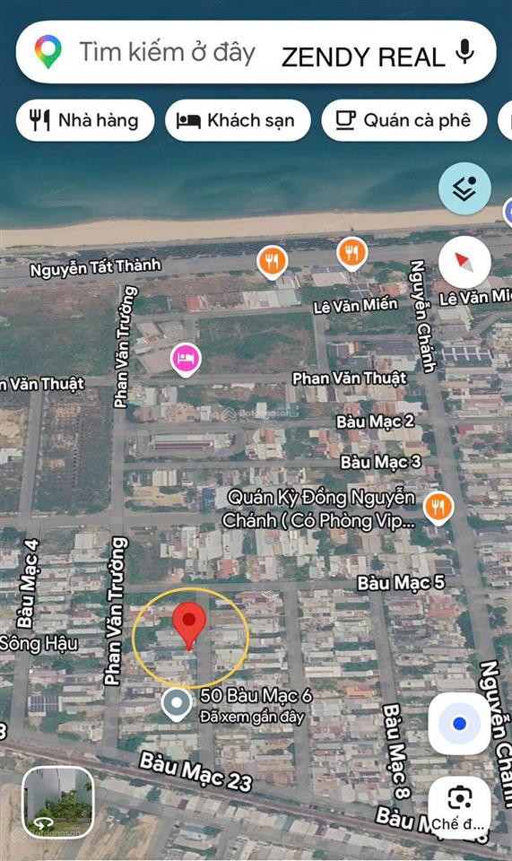Bán đất bàu mạc 6, cách biển nguyễn chánh 400m | liên chiểu, đn