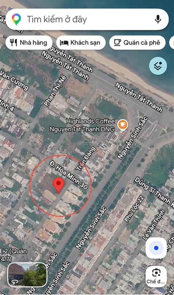 Bán đất đẹp trần đăng sát nguyễn sinh sắc, cách biển chỉ 200m