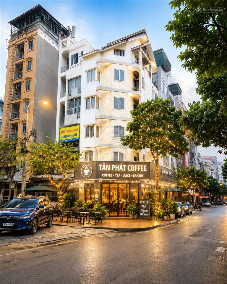 Bán nhà lô góc mặt phố nguyễn viết xuân, hà đông. 55m2, thang máy, kinh doanh caffe, giá 19 tỷ
