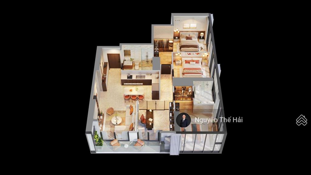 Căn góc 3pn + giá 16,1 tỷ, diện tích 116m2, tầng trung, view nội khu đẹp, tòa sun feliza cầu giấy