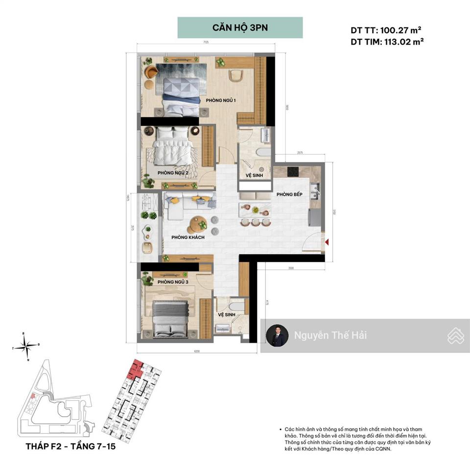 Căn góc 3pn diện tích 100m2 tòa f2, giá 13,8 tỷ, view ngã tư phạm hùng, sun feliza cầu giấy