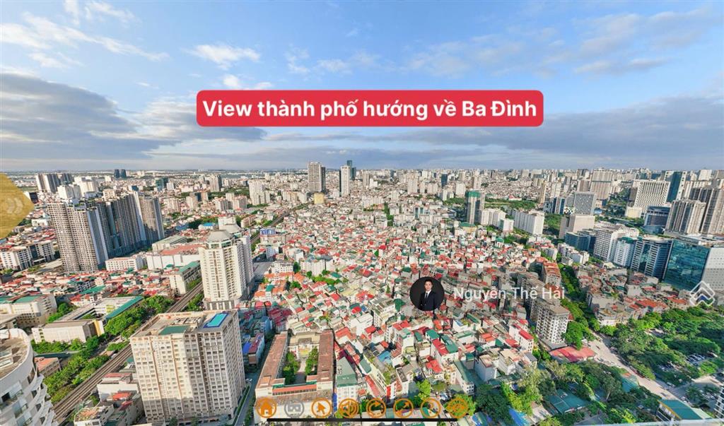 Căn góc 4pn diện tích 180m² tòa f6, giá 24 tỷ, ban công đông nam view đẹp, sun feliza cầu giấy