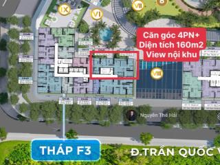 Căn góc 5 phòng ngủ 160m2, toà f3, view nội khu siêu đẹp, giá 21,5 tỷ, sun feliza cầu giấy