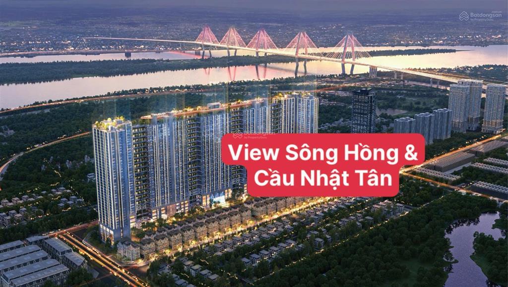 Căn góc duplex 4pn tầng 18 tòa s4, có sân vườn bể bơi riêng, giá 48,1 tỷ, noble crystal tây hồ