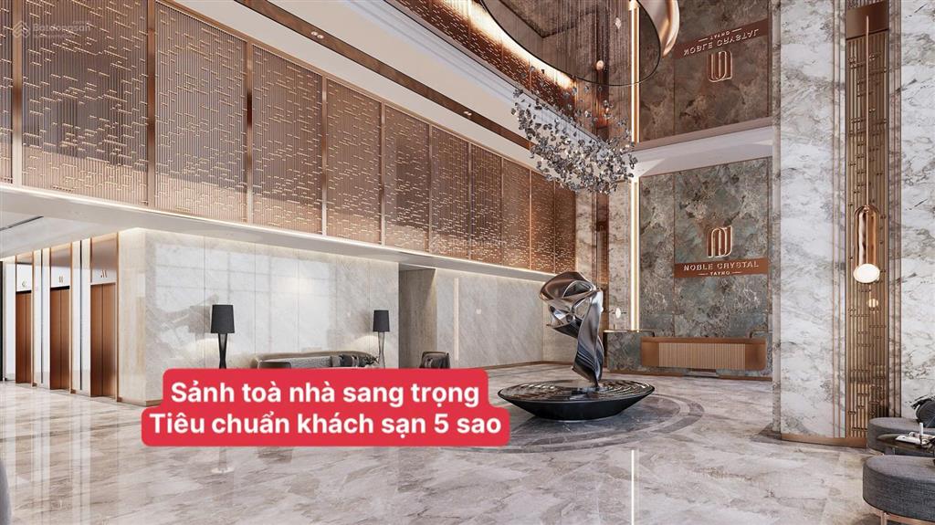 Căn góc duplex 4pn tầng 18 tòa s4, có sân vườn bể bơi riêng, giá 48,1 tỷ, noble crystal tây hồ