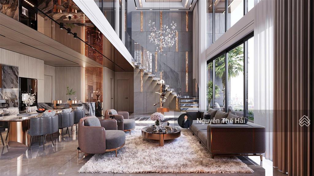 Căn góc duplex 5pn tòa s4, tầng 30 view sông hồng, có bể bơi riêng, giá 72 tỷ, noble crystal tây hồ
