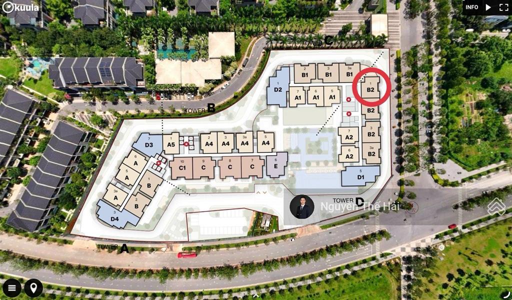 Căn góc 3pn tòa d, 129m2, giá 13 tỷ, ban công đông nam, view khu evelyne, le parc place  parkcity