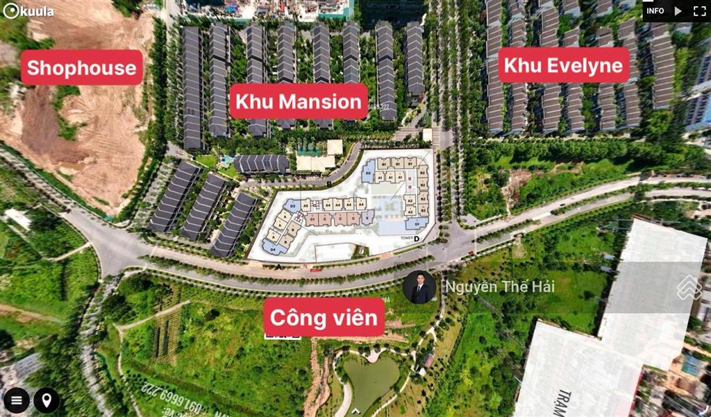 Căn góc 3pn tòa d, 129m2, giá 13 tỷ, ban công đông nam, view khu evelyne, le parc place  parkcity