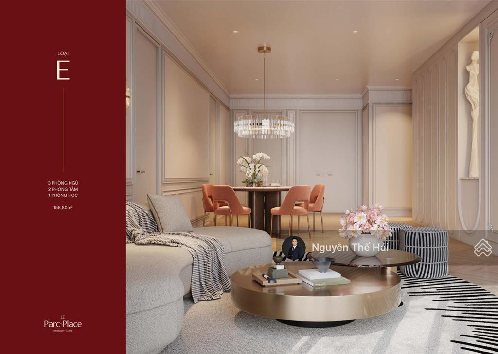 Căn góc 4pn tòa b, 159m2, giá 16,5 tỷ, ban công đông nam, view công viên, le parc place  parkcity