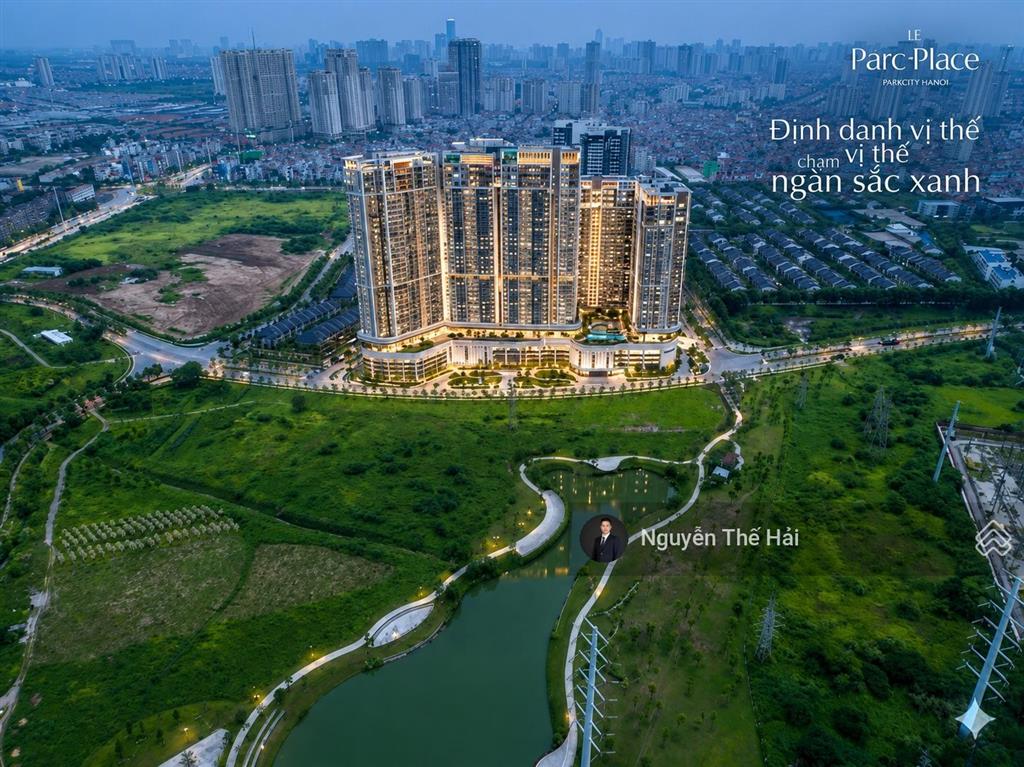 Căn góc 4pn tòa b, 159m2, giá 16,5 tỷ, ban công đông nam, view công viên, le parc place  parkcity