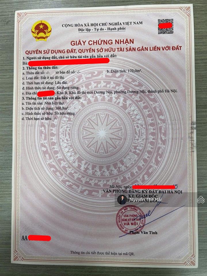 Căn góc song lập 187,5m2, hướng đông nam, đối diện nhà văn hoá & gần chung cư, solasta mansion