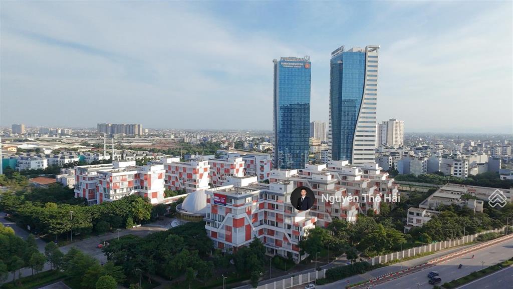 Căn góc song lập 187,5m2, hướng đông nam, đối diện nhà văn hoá & gần chung cư, solasta mansion
