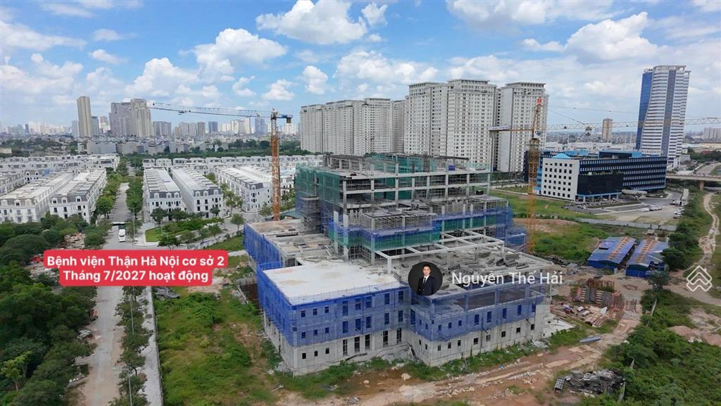 Căn góc song lập 187,5m2, hướng đông nam, đối diện nhà văn hoá & gần chung cư, solasta mansion
