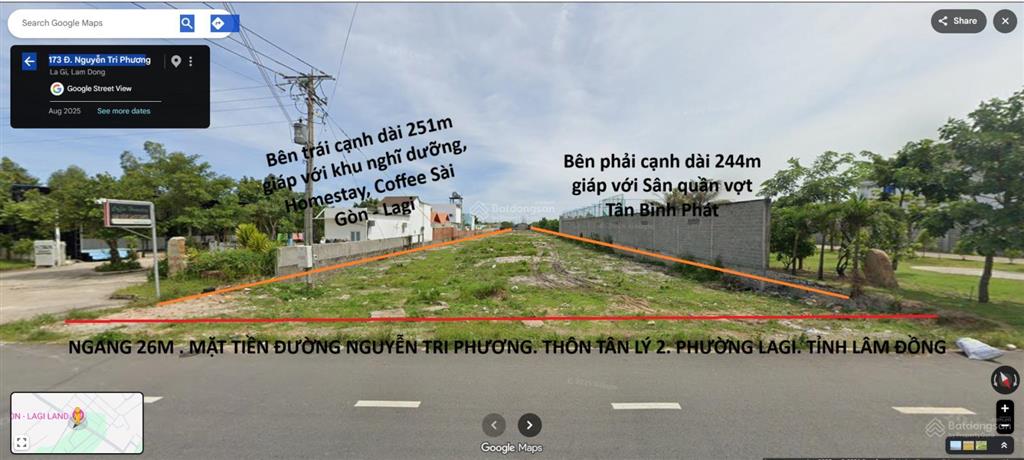 Chính chủ bán 6.276,7 m đất mặt tiền nguyễn tri phương la gi