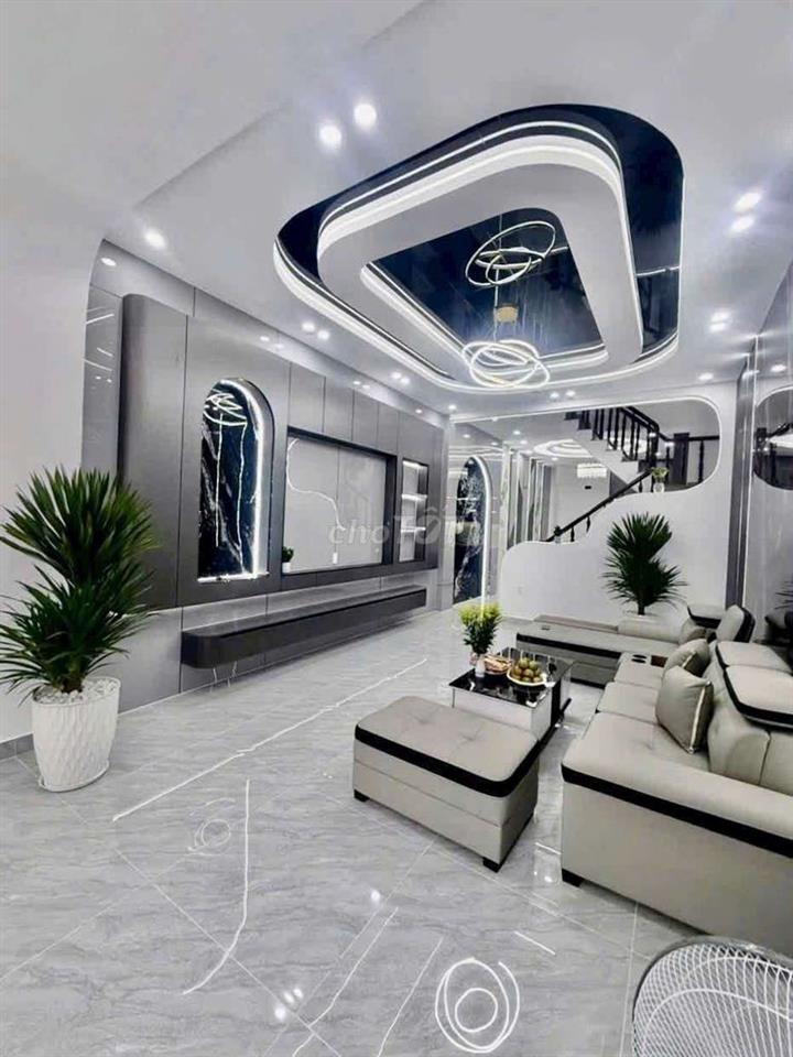 NHÀ MỚI 100%.🌺.4M×17M.ĐƯỜNG 6M ĐI GÒ VẤP 5.PHÚT