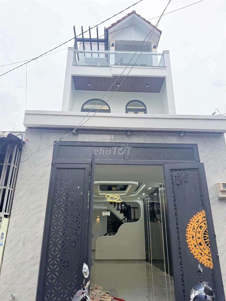 NHÀ MỚI 100%.🌺.4M×17M.ĐƯỜNG 6M ĐI GÒ VẤP 5.PHÚT