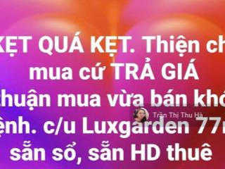 Luxgarden quận 7  77m2  sổ hồng sẵn  3.7tỷ