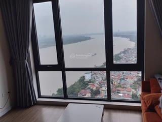 Cho thuê cc mipec riverside, full đồ, dt 85m2, gồm 2pn, 2vs, view sông hồng đẹp nhất dự án
