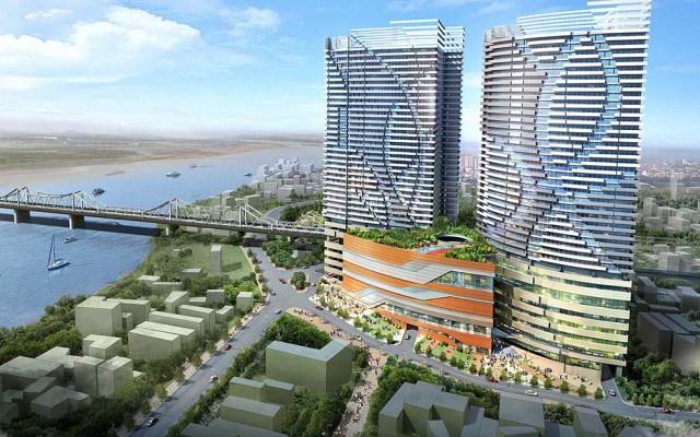 Cho thuê căn hộ 2pn, 2wc full đồ, dt 85m2 view sông hồng đẹp nhất dự án
