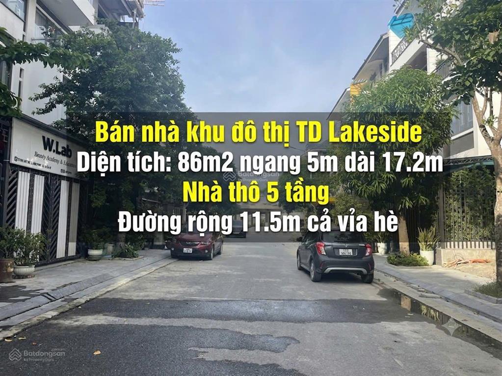 Bán nhà khu đô thị td lakeside gần apollo lê hồng phong  hải phòng