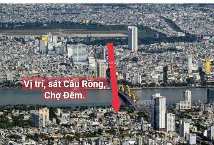 Đất ngô quyền sát cầu rồng, mt 7m nở hậu 10,7m, đất đẹp, thông chợ đêm, đông giang