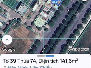Đất mặt tiền đường nguyễn sinh sắc, q. liên chiểu  trục đường thông biển
 gần trung tâm thương