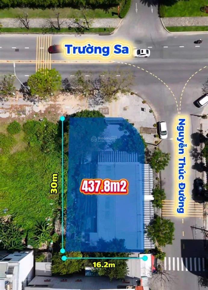 Bán đất đường trường sa, đối diện resort marriott da nang
diện tích 300m ngang 10m cực đẹp