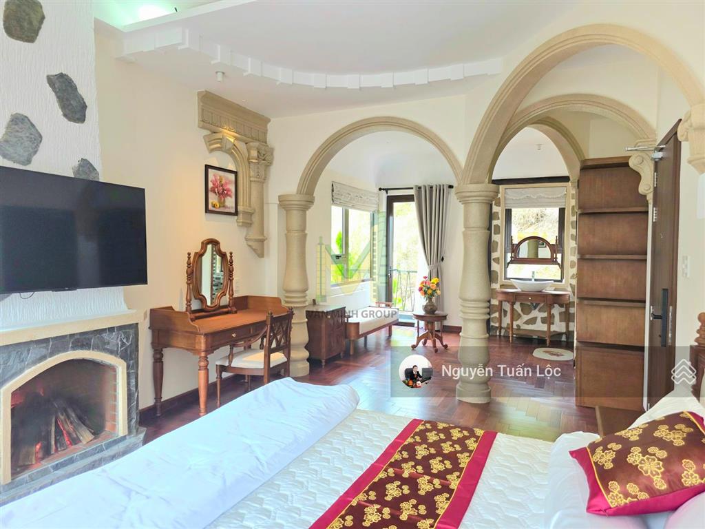 Chính chủ cần bán villa sân vườn kiểu pháp tại khu biệt thự an sơn, đà lạt, có hồ cá koi, thang máy