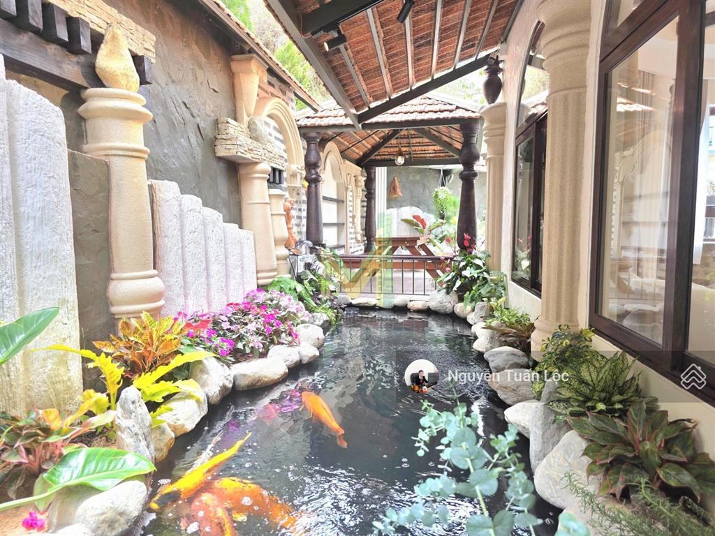 Chính chủ cần bán villa sân vườn kiểu pháp tại khu biệt thự an sơn, đà lạt, có hồ cá koi, thang máy
