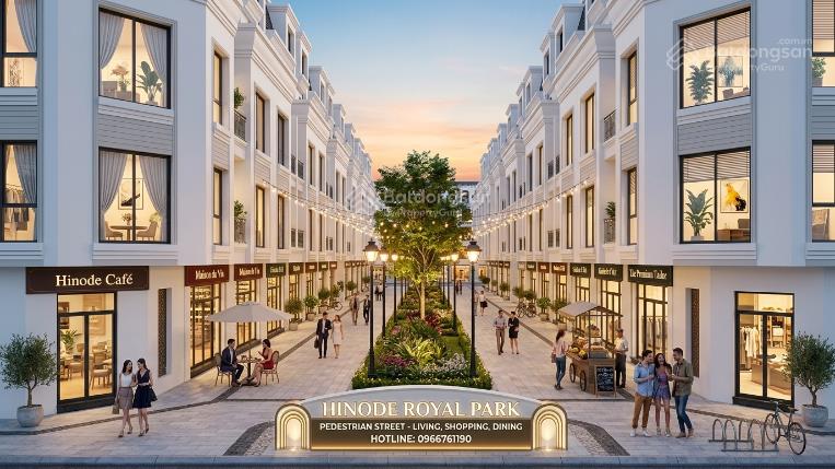 Bán gấp liền kề phố đi bộ dự án hinode royal park. diện tích 90m2, giá 16,35 tỷ.  0966 761 ***