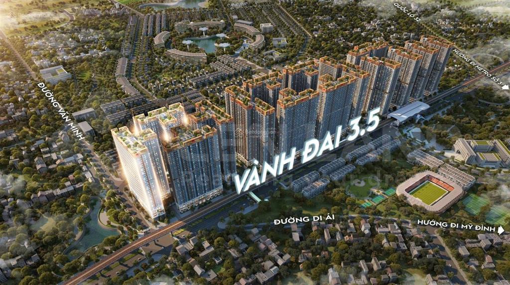 Chỉ 6,1 tỷ căn 2n diện tích 76,5m2 tòa f1 dự án hh3 the flame vine hinode royal park.  0966 761 ***