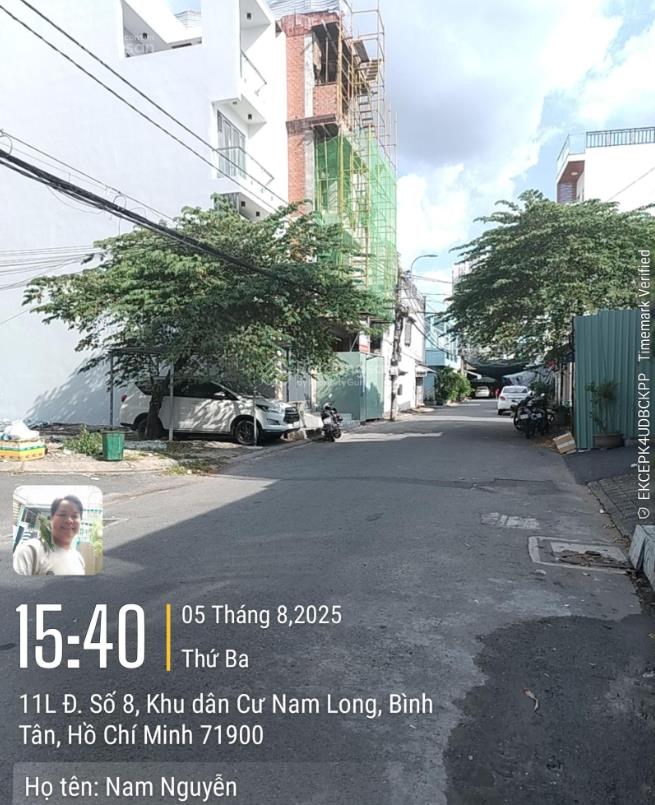 Bán đất kdc nam long đường số 8 đi ngã lê tấn bê, an lạc, bình tân, có 6 tỷ