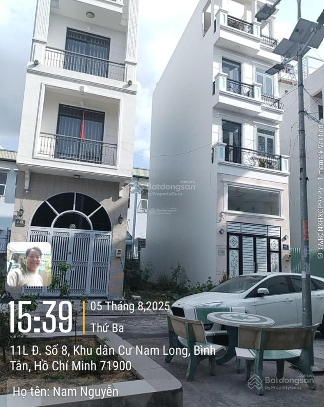 Bán đất kdc nam long đường số 8 đi ngã lê tấn bê, an lạc, bình tân, có 6 tỷ
